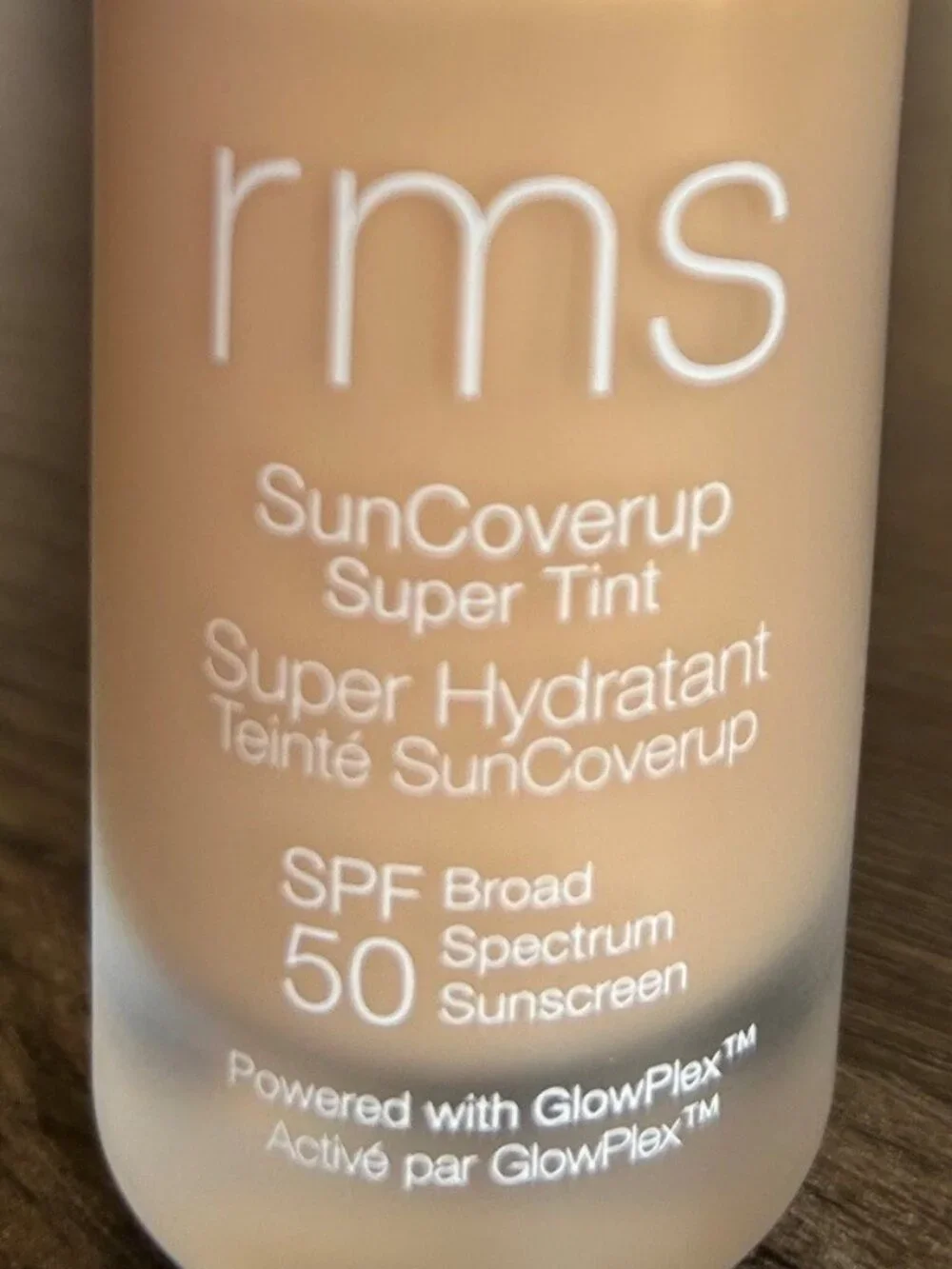 RMS BEAUTY SunCoverup Super Tint Broad Spectrum SPF 50 Moisturizer in Cameo NWOB